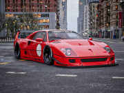 Ngắm xe - Siêu xe Ferrari F40 ngầu hơn trong gói nâng cấp thân rộng Liberty Walk