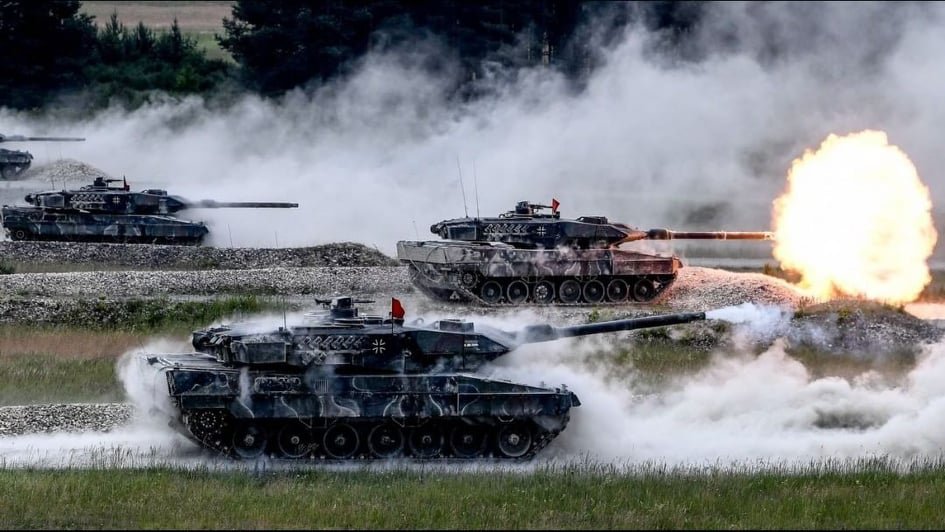 Các xe tăng Leopard 2 có thể sớm xuất hiện trên chiến trường Ukraine.