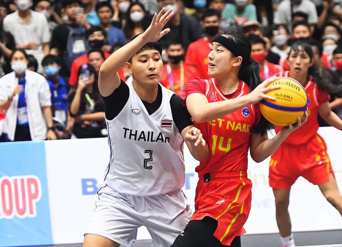 Đội bóng rổ 3x3 nữ Việt Nam gây bất ngờ lớn tại SEA Games 31 (Ảnh: VBF)