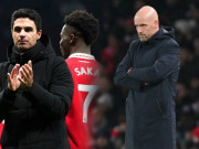 Bóng đá - Ten Hag phẫn nộ vì sao MU đá như &quot;mơ ngủ&quot;, Arteta chưa nghĩ tới vô địch