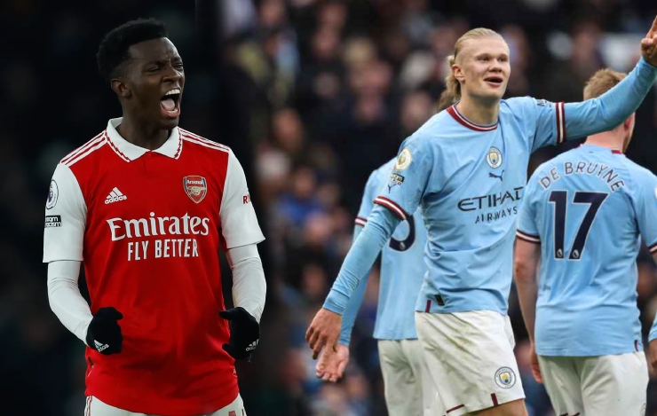 Haaland xuất sắc nhưng không thể giúp Man City thu hẹp khoảng cách với Arsenal