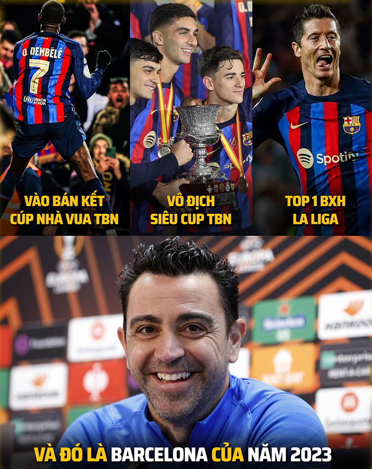 Barcelona đang thành công dưới triều đại của HLV Xavi.