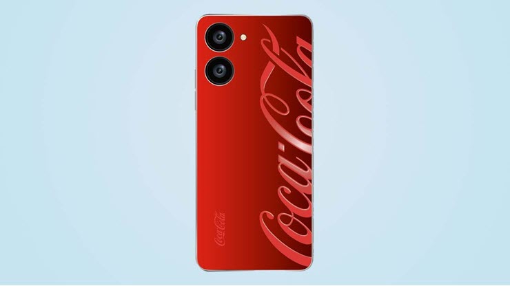 Một chiếc điện thoại phong cách Coca-Cola đang gây chú ý trên mạng internet.