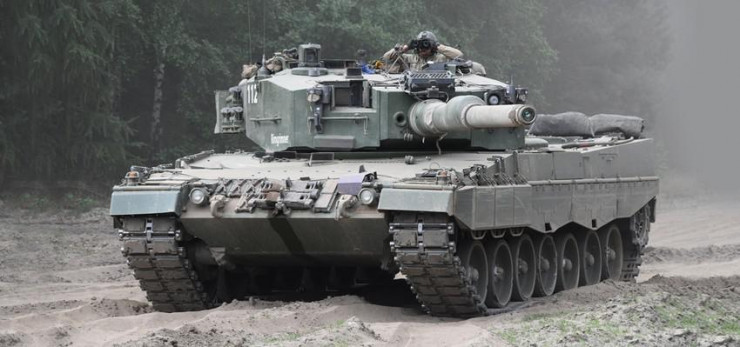 Một chiếc Leopard 2A4. Ảnh: KMW