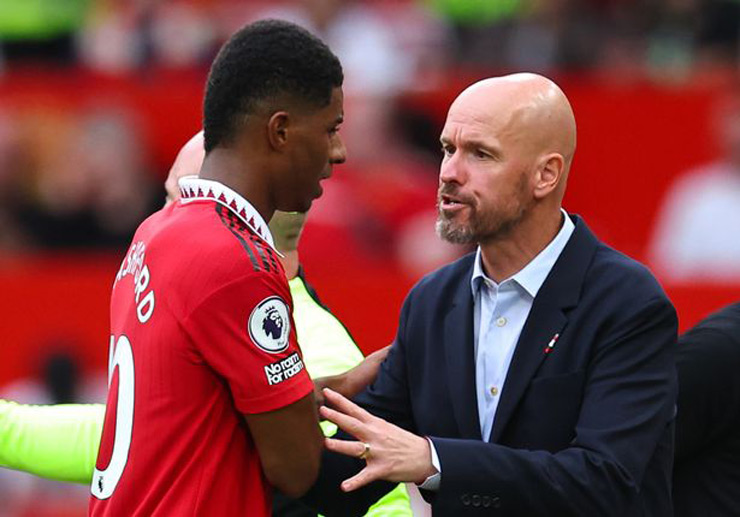 HLV Ten Hag khen Rashford là mẫu tiền đạo không thể ngăn cản