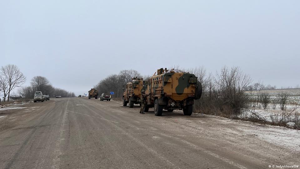 Quân đội Ukraine ở Bahkmut (ảnh: DW)