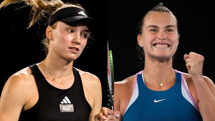 Elena Rybakina (trái) hay Aryna Sabalenka sẽ thành tân nữ hoàng Australian Open năm nay?