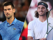 Thể thao - Djokovic chờ mưa kỷ lục chung kết Australian Open, xát muối nỗi đau Tsitsipas