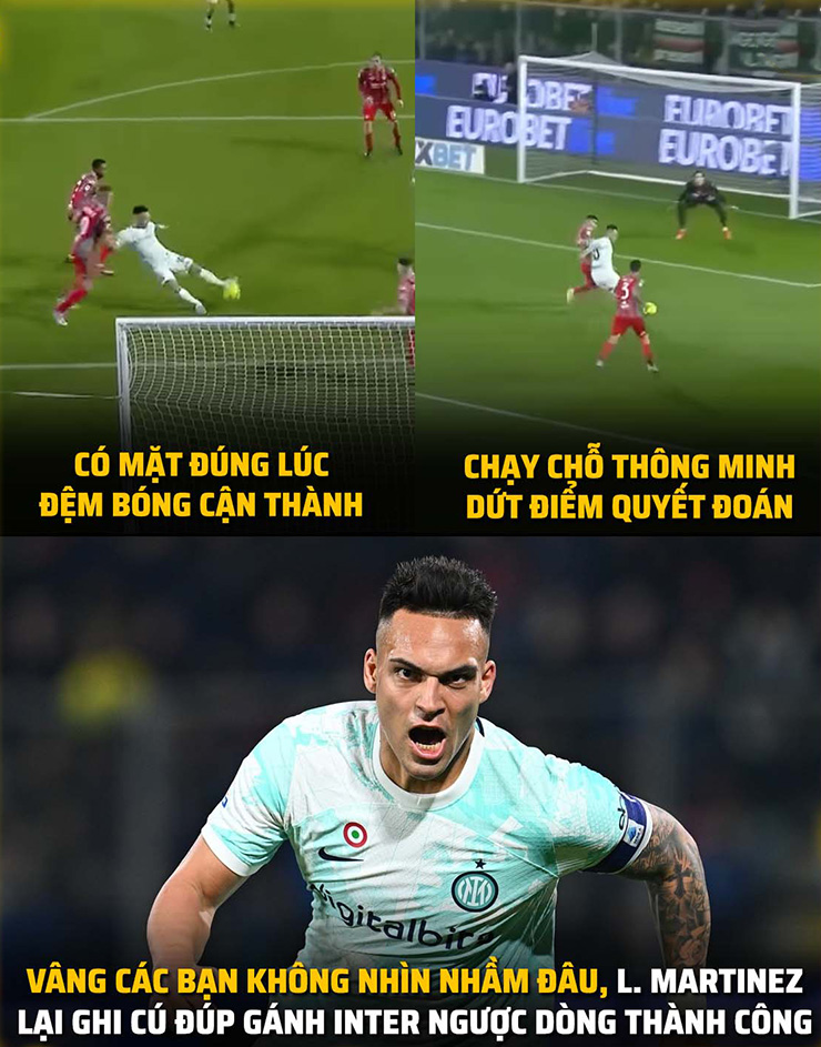 Lautaro Martinez "hóa thú" từ sau World Cup 2022.