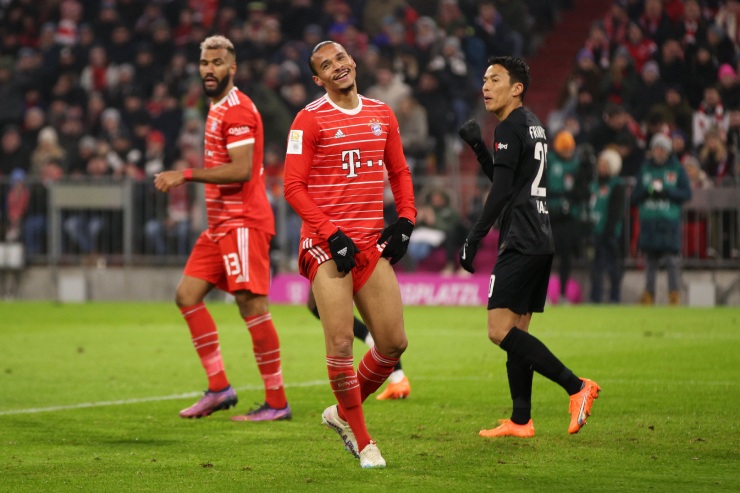 Sane ghi bàn nhưng không thể giúp Bayern giành 3 điểm