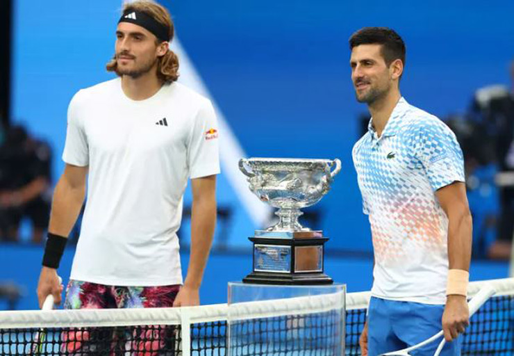 Tsitsipas dường như lại gặp vấn đề tâm lý trong trận chung kết Grand Slam thứ 2 chạm trán Djokovic