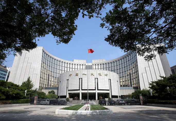 Trụ sở PBOC tại Bắc Kinh. Ảnh: Reuters