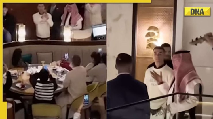Ronaldo vui vẻ tại nhà hàng ở thủ đô Riyadh