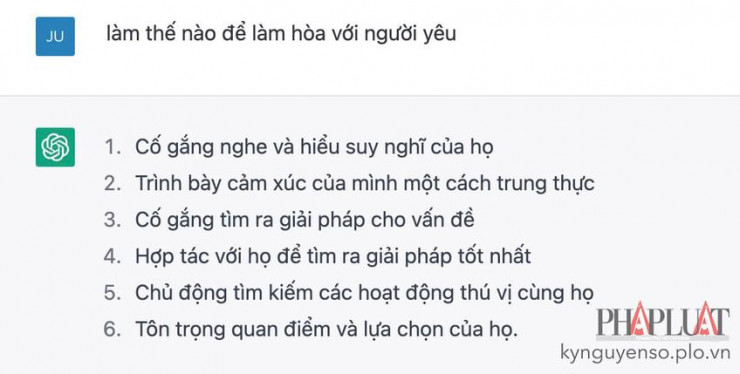 ChatGPT có thể giúp bạn cải thiện mối quan hệ. Ảnh: MINH HOÀNG