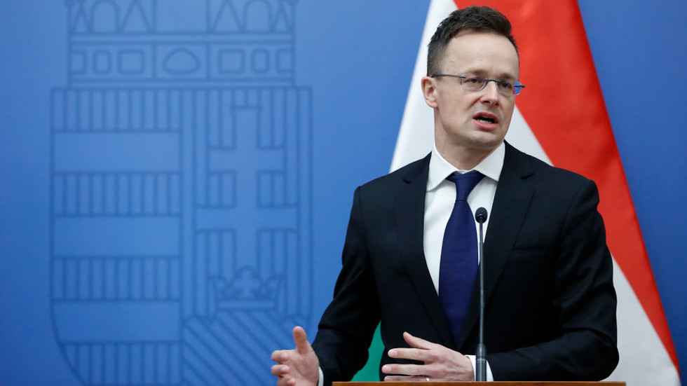 Bộ trưởng Ngoại giao Hungary – ông Peter Szijjarto&nbsp;(ảnh: RT)