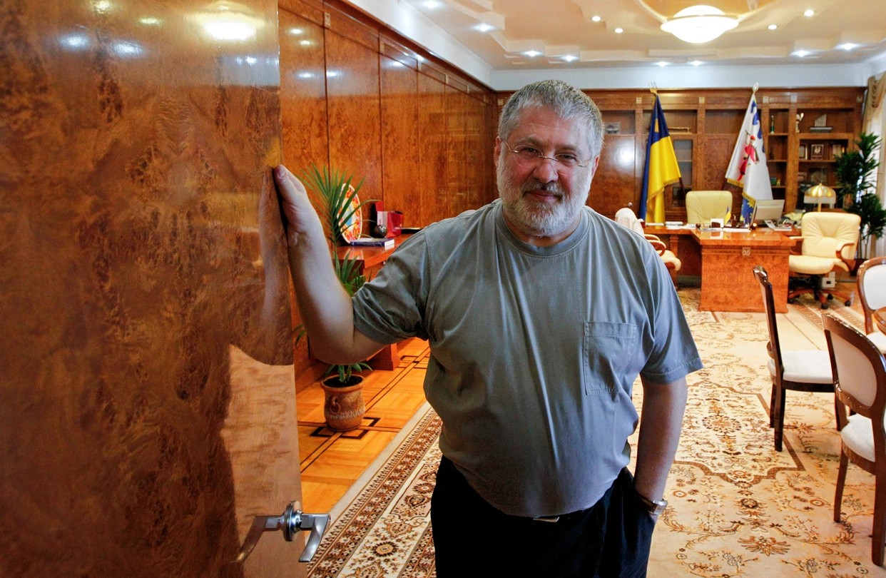 Ông Igor Kolomoisky khi còn là thống đốc vùng Dnipro (ảnh: Reuters)