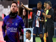 Bóng đá - Nội bộ PSG rối ren: HLV yêu cầu chơi vì Messi, đồng đội &quot;sợ&quot; quyền lực Mbappe