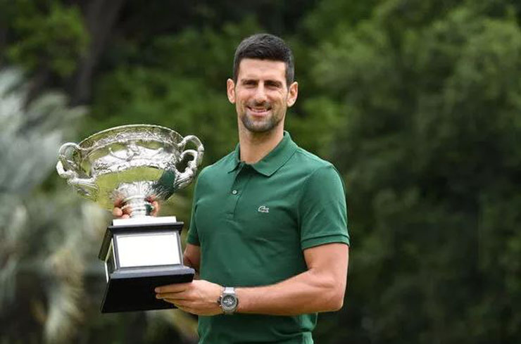 Djokovic đăng quang Australian Open 2023 dù tuyên bố dự giải với chấn thương gân kheo