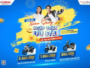 Xe máy - Xe đạp - Yamaha lì xì “xịn sò” tặng khách hàng khai Xuân Quý Mão