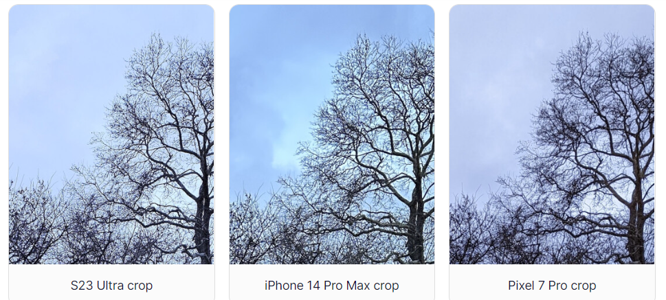 The trio of Galaxy S23 Ultra, iPhone 14 Pro Max and Pixel 7 Pro match camera power - 3