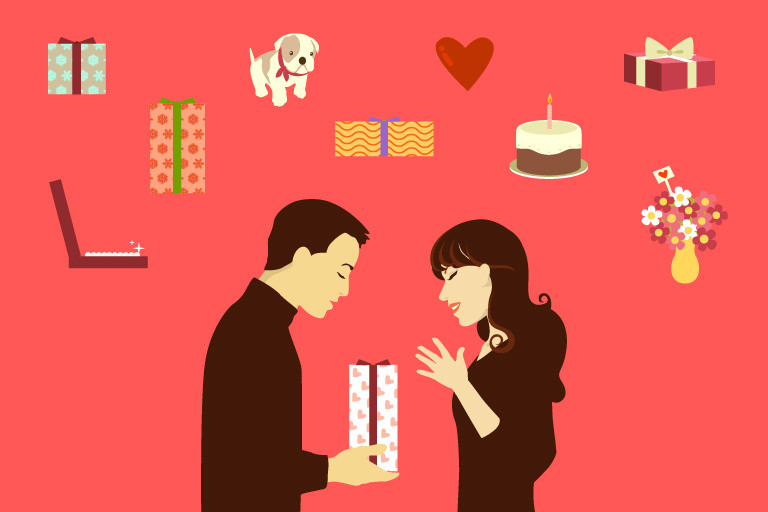 Ở châu Âu và châu Mỹ, đàn ông thường là người tặng quà cho phụ nữ vào dịp Valentine (ảnh: Flaberry)