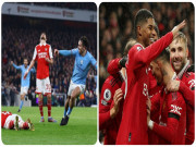 Bóng đá - Đua vô địch Ngoại hạng Anh nóng bỏng: Arsenal, Man City hay MU chiếm ưu thế?