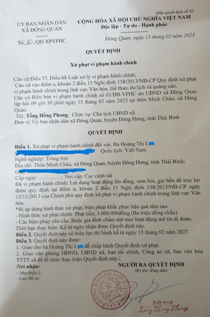 Phạt cô đồng lập điện gọi hồn, áp vong - 2