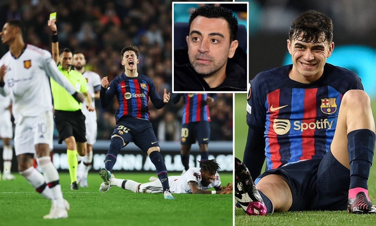 Barca sẽ không có Gavi, Pedri lẫn Busquets ở trận lượt về gặp MU&nbsp;trên sân Old Trafford