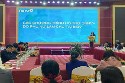 BIDV hỗ trợ DNNVV do phụ nữ làm chủ tiếp cận nguồn tài chính