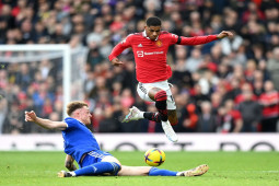 Video bóng đá MU - Leicester City: Mãn nhãn 3 bàn, rực rỡ Rashford (Ngoại hạng Anh)