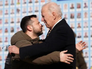 Thế giới - Chùm ảnh: Ông Biden đến Kiev giữa còi báo động không kích