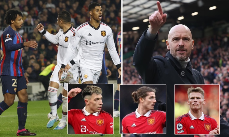 Martinez, Sabitzer, McTominay sẵn sàng trở lại ở trận gặp Barca