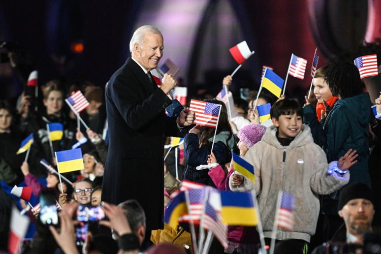 Ông Biden có bài phát biểu sau chuyến thăm Kiev, Ukraine.