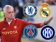 Bóng đá - Real, Chelsea, PSG tranh HLV Mourinho: Trở về Anh hay làm thầy Messi - Mbappe?