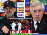 Bóng đá - Liverpool thua tan nát Real: Klopp vẫn mơ &quot;lật kèo&quot;, Ancelotti nín thở vì thủng lưới sớm