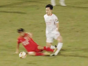 Bóng đá - Tranh cãi, ẩu đả V-League: Hoàng Đức bị phạm lỗi thô bạo, nóng trận HAGL - CAHN