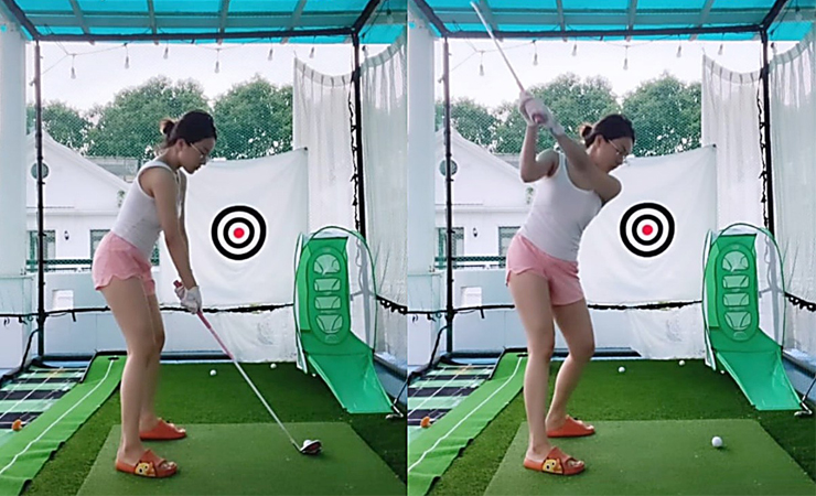 Điều khiến các cô gái nổi bật trên sân golf không chỉ nhờ kỹ thuật mà còn bởi trang phục.
