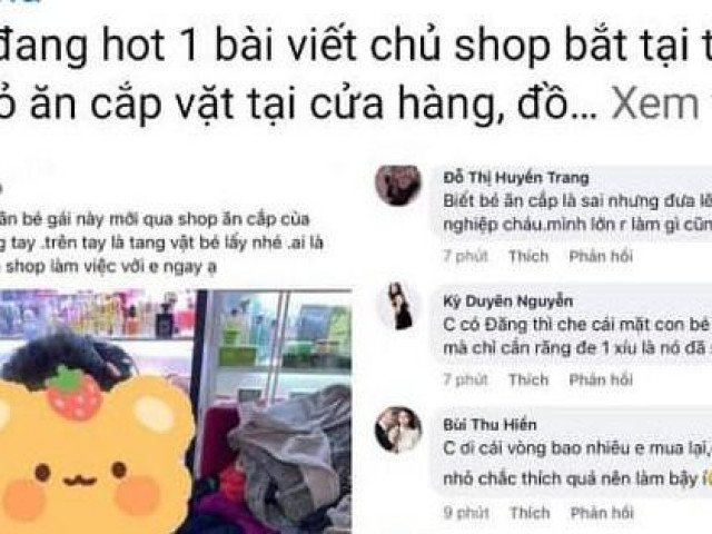 1 chủ shop bị phạt 25 triệu vì đăng hình bé gái 5 tuổi lên Facebook