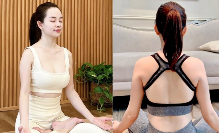 Đặc biệt Ly Kute thường xuyên tập yoga.&nbsp;
