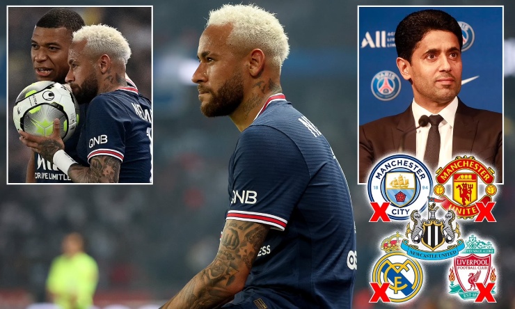 Neymar muốn rời khỏi PSG và&nbsp;gia nhập một đội Ngoại hạng Anh