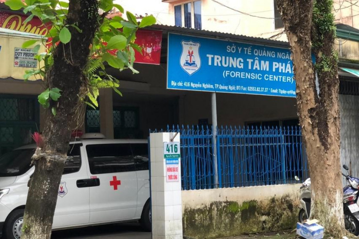 Trung tâm Pháp y tỉnh Quảng Ngãi.