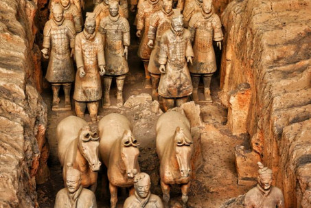 Phát hiện mới về các chiến binh đất nung trong lăng mộ Tần Thủy Hoàng