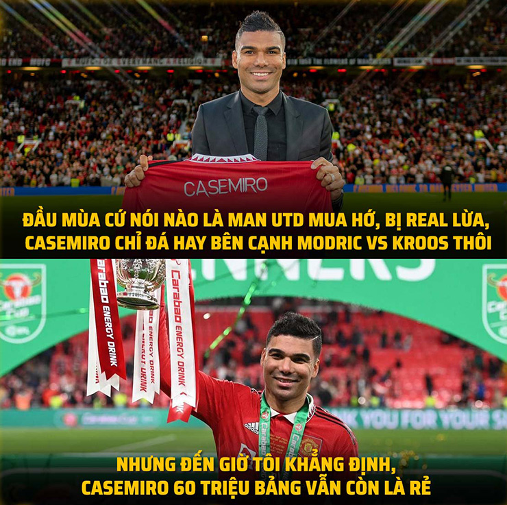 Casemiro ngày càng chứng tỏ giá trị của bản thân.