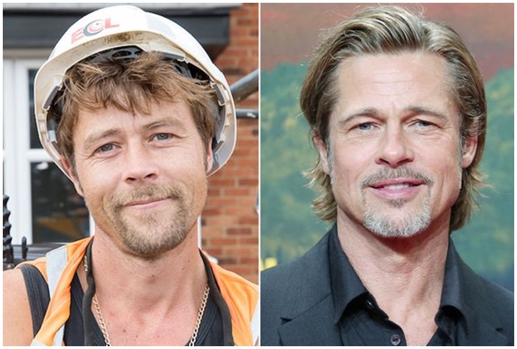 Chàng công nhân xây dựng có có cuộc sống cô đơn hiện tại chỉ vì giống&nbsp;Brad Pitt.