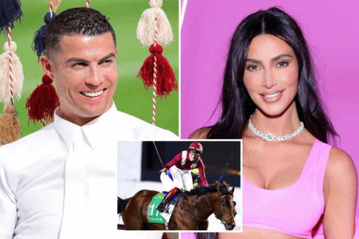 Ronaldo (bên trái) và cô Kim (bên phải) cũng thua khả năng kiếm tiền siêu nhanh của nhà vô địch đua ngựa