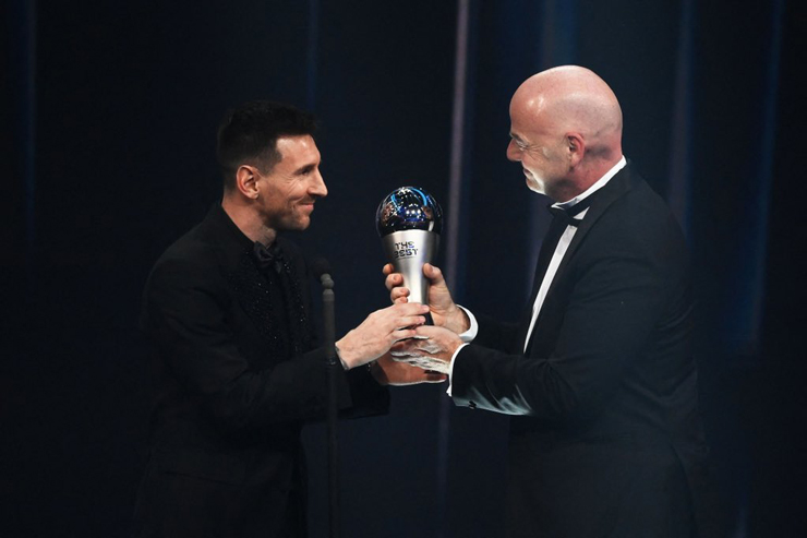 Messi nhận giải "FIFA The Best" lần thứ 7 trong sự nghiệp