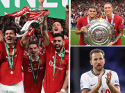 Bóng đá - MU đoạt League Cup vượt Liverpool, Weghorst đá 1 tháng nhiều cúp hơn Harry Kane