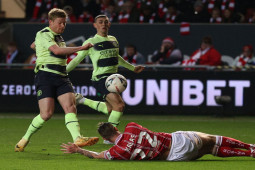 Video bóng đá Bristol City - Man City: Mở điểm cực sớm, siêu phẩm chốt hạ (FA Cup)