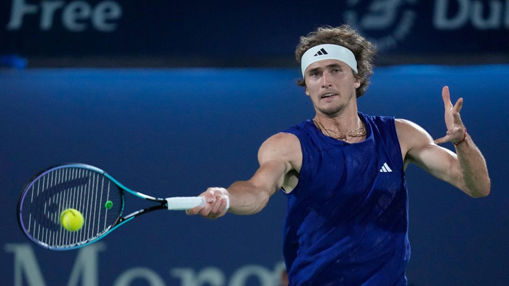 Alexander Zverev đang chơi khá ổn định ở Dubai