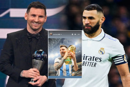 Messi đáp trả cực chất vụ Benzema bất mãn với giải FIFA The Best